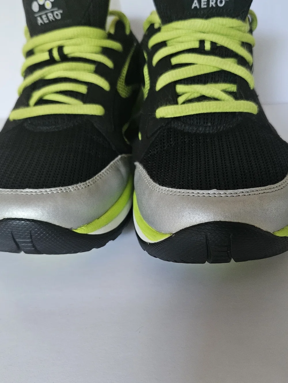​ABEO Aero Ankaa Women's Size 9 Black Lime Green Athletic Running Shoes Vibram